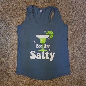 NWOT Instant Message Feelin Salty Tank Top